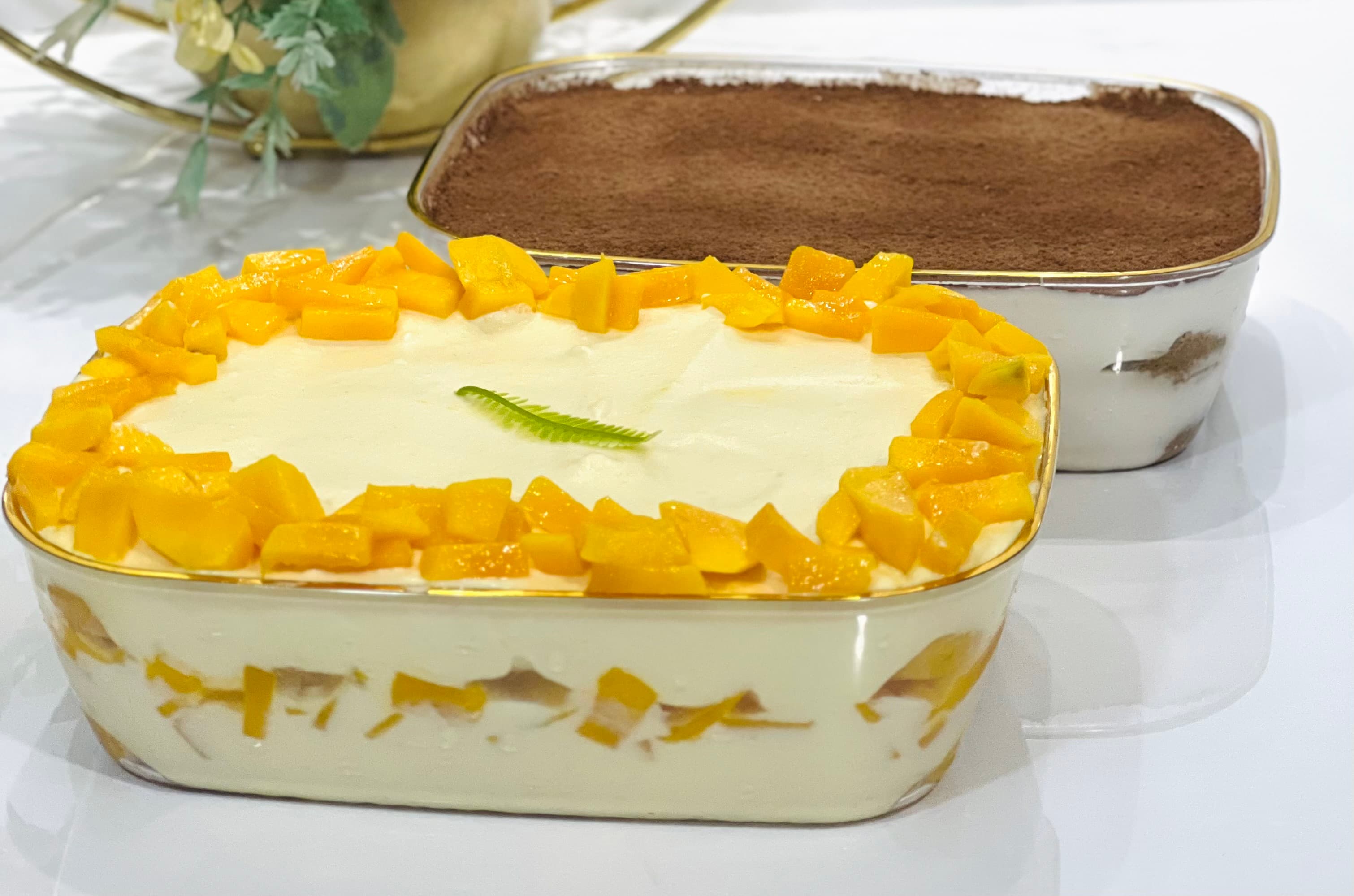 Mango tiramisu